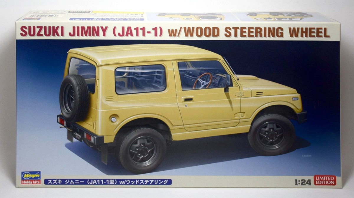 Hasegawa 20568 1/24 Scale Suzuki Jimny JA11-1 w Wood Steering