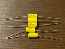 Qty 5 New .04 uf 630v Yellow Film Capacitors Guitar Tube Amp Tone 403K 0.04 uf