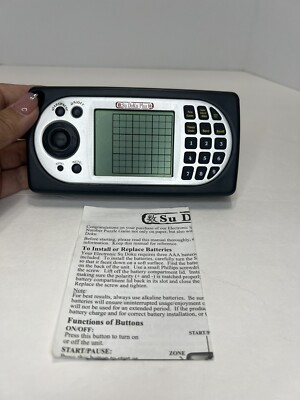 Su Doku Plus Portable Travel Game Toy Quest WCL-2046A Hand Held Video Game.   86