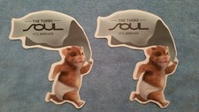 Kia Soul Turbo Hamster Sticker X2