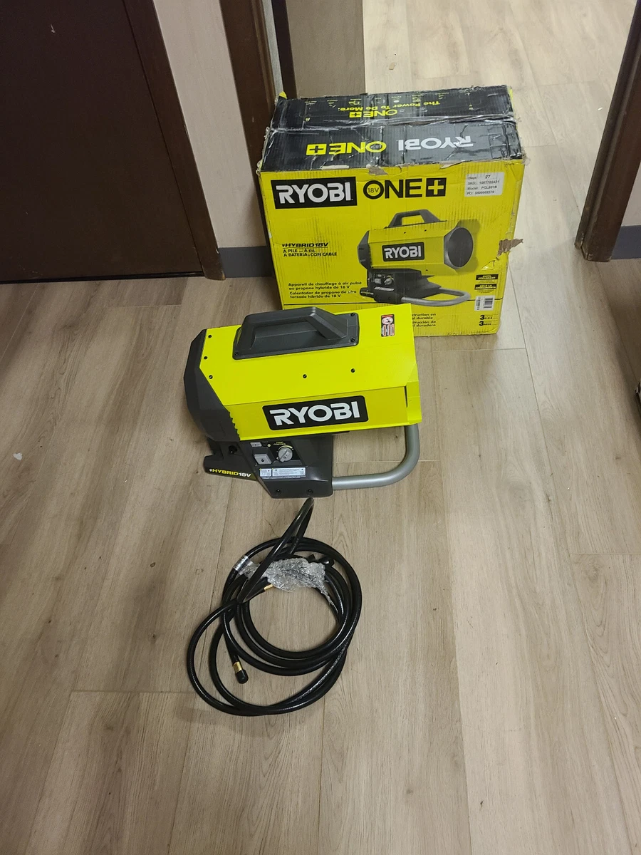 Ryobi ONE+ PCL801B Cordless Hybrid Forced Air Propane Heater - Green tool  only 33287208715 | eBay