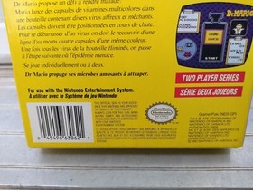 1985 Nintendo NES Dr. Mario Video Game with Box and Manual