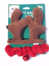 New with Tag - Pet Costume - Christmas Deer set with bell  size S 