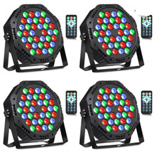 3pc Rechargeable LED Par Can Lights, RGB Battery Powered Stage Lights Uplights