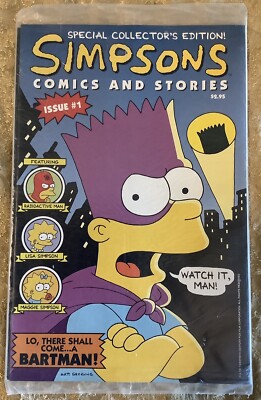 Simpsons Comics and Stories Issue Number 1 Never Opened Sealed New In Bag