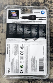 Sony PlayStation Portable PSP Power A Car Charger NEW SEALED 1000/2000/3000