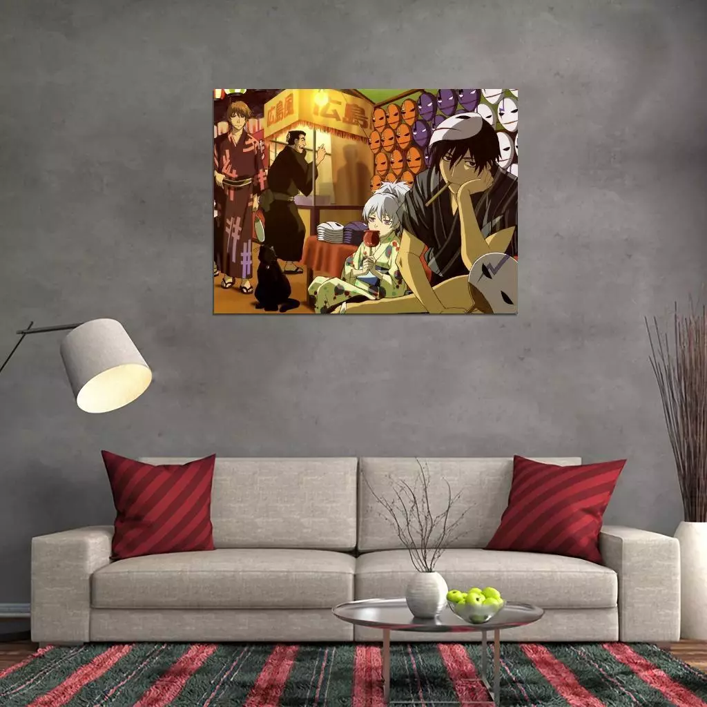 Canvas Painting Anime Posters Darker Than Black Anime Manga Wall