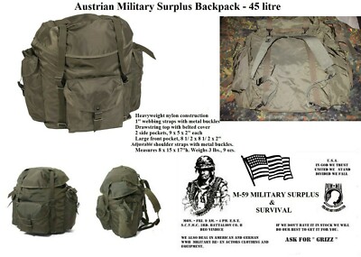 military surplus backpacks