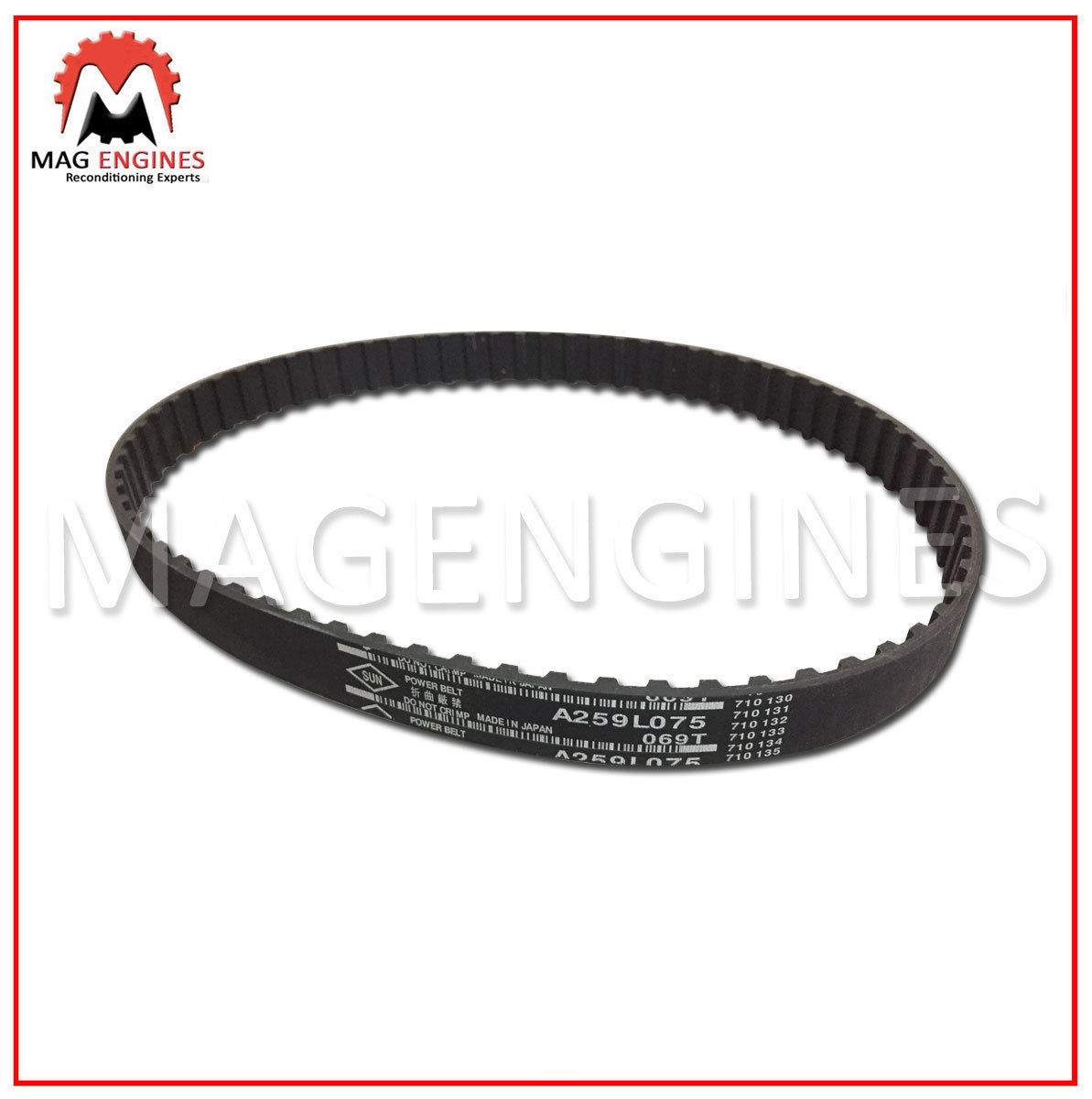 16806-V0711 69 TEETH TIMING BELT NISSAN LD28 FOR SKYLINE 810