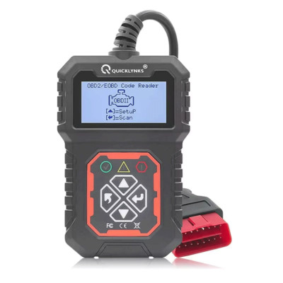 QUICKLYNKS  Profi KFZ Codeleser OBD2 Diagnosegerät Universal Fehler Auslesegerät