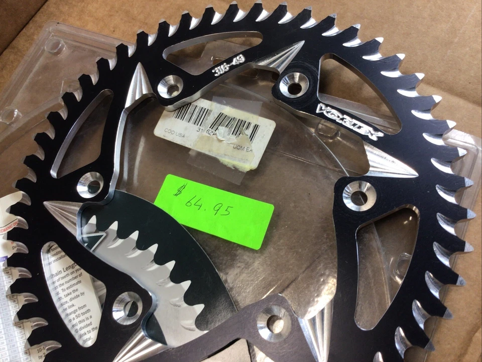 Piñón trasero Vortex aluminio 49 dientes, 316-49, Husqvarna TC, TE, TE I, FC, TX, Foto 3 de 4