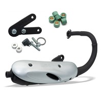 Auspuffanlage LeoVince Sito Mit Zulassung FüR Peugeot Speedfight 2 50 AC / LC
