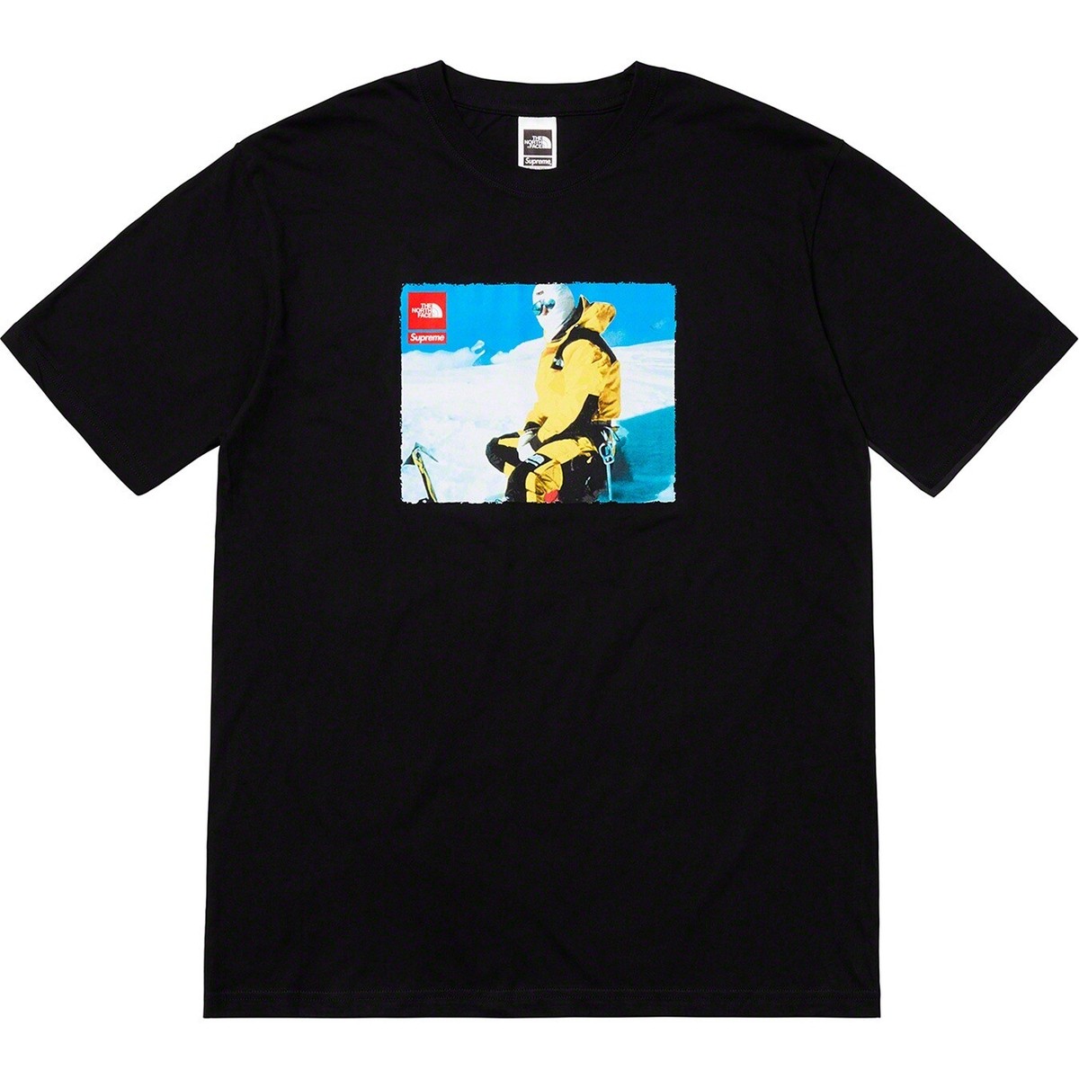 SUPREME THE NORTH FACE EXPEDITION PHOTO TEE BLACK SIZE LARGE BRAND