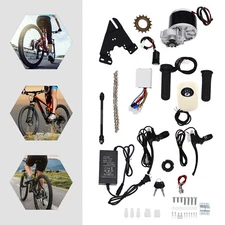 24V 250W Bicycle Electric Conversion Installation Kit Brush Motor Twist Throttle