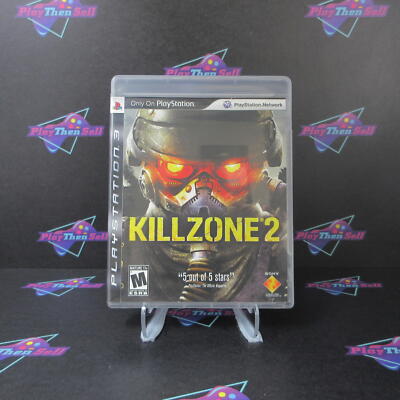 Killzone 2 PS3 PlayStation 3 AD + Reg Card Complete CIB - (See Pics)