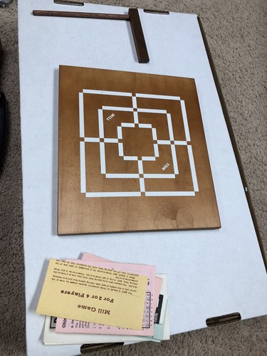 Juego de ajedrez de viaje de madera vintage DRUEKE Backgammon Grand Rapids MI - Imagen 7 de 12