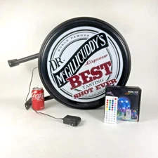 Light Up Bar Sign Dr. McGillicuddy’s Double Sided 20” Sconce Mount Multicolor