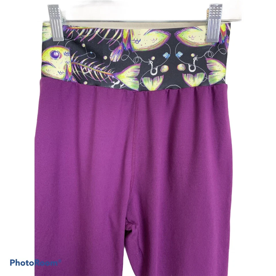 Leggings PrAna Talla S Púrpura Prana Diseño Cintura Espina de Pescado Foto 2 de 4