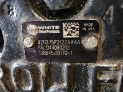 WHITE DRIVE PRODUCTS HYDRAULIC MOTOR 4203/5P3122AAAAA Refurbished 