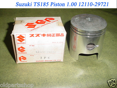 1971-1976 Suzuki TS185 Piston 1.00 | 1211029721 | OE | Japan