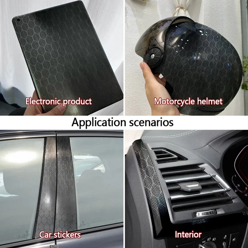 Vinyl Wrap Glossy Sticker Forged for Car Body Films Diamond Honeycomb Wrapping — 第 4/4 张图片