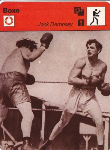 BOXING boxer card photo card JACK DEMPSEY (U.S.A) - Picture 1 of 2