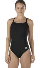 Speedo Women's Swimsuit One Piece Endurance Flyback Solid Adult Team Colors, 40