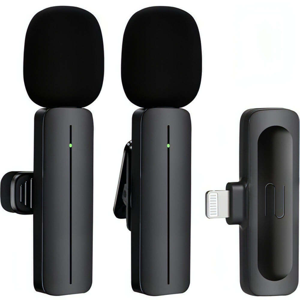 Wireless Lavalier Lapel Microphone for Iphone Ipad - Professional Video Recordin