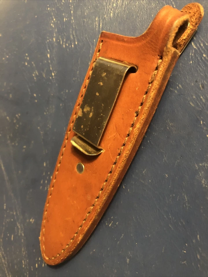 VAINA 'Hecha por Randall' para cuchillo de 4" hoja con clip supervivencia daga Foto 3 de 4