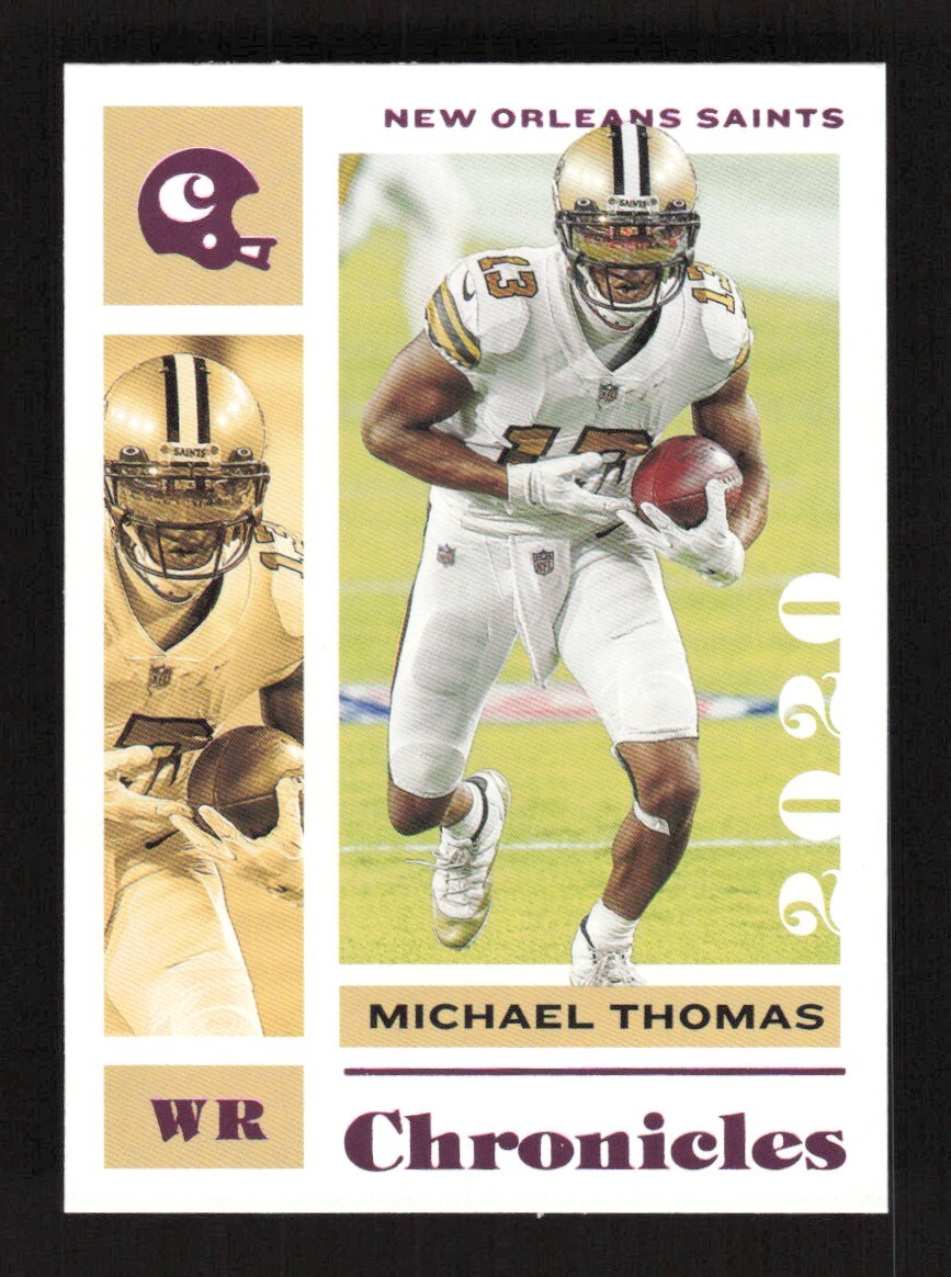 2020 Panini Chronicles Football Pink Foil Michael Thomas #69 New Orleans Saints