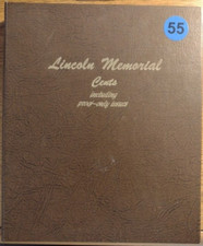 DANSCO  USED  LINCOLN MEMORIAL CENTS with PROOFS 5-PAGE ALBUM #8102 (1959-2016)