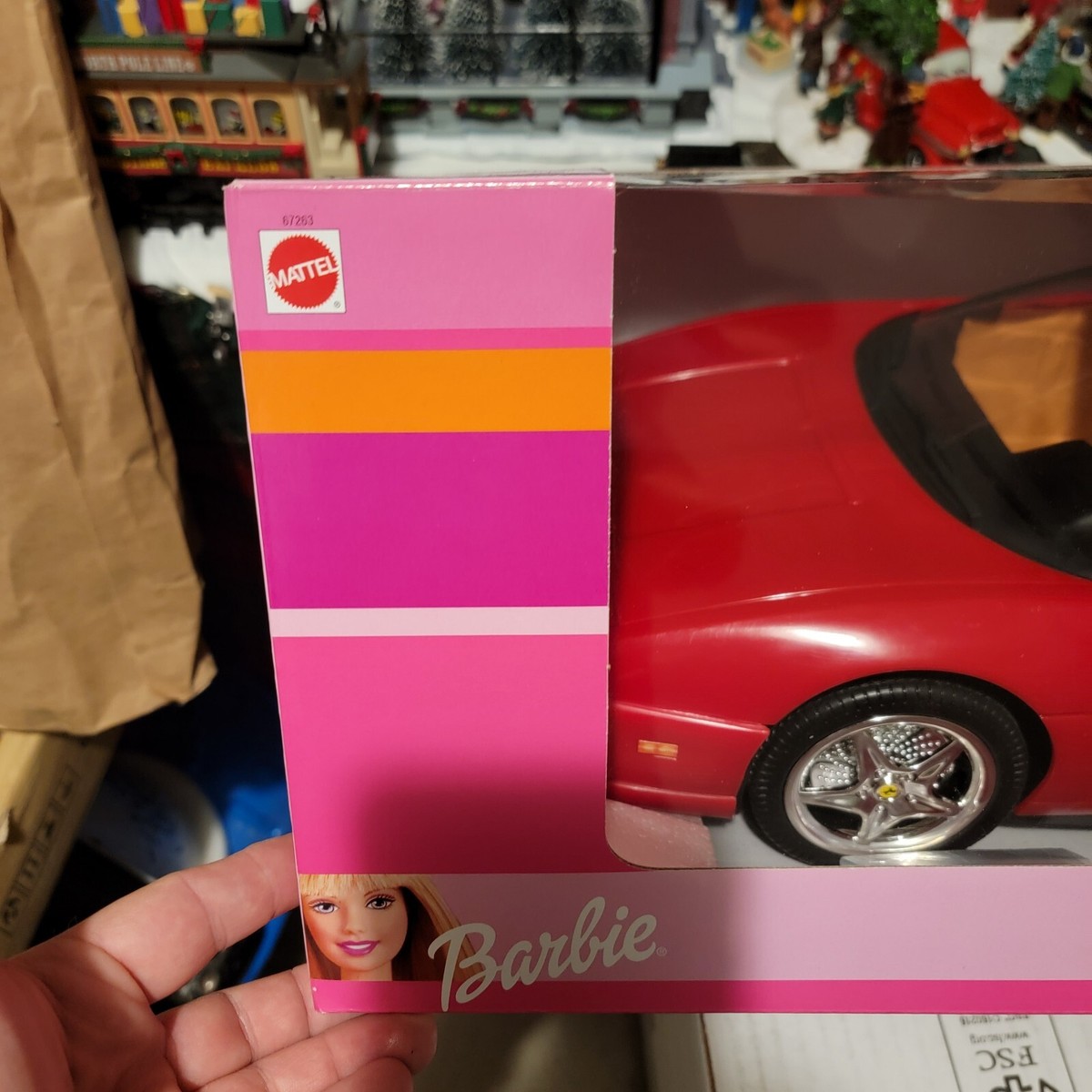 MATTEL -  未開封 マテル Barbie バービーFerrari F355GTS ミニカー RARE 2000 BARBIE FERRARI F355 GTS CAR VEHICLE MATTEL NEW