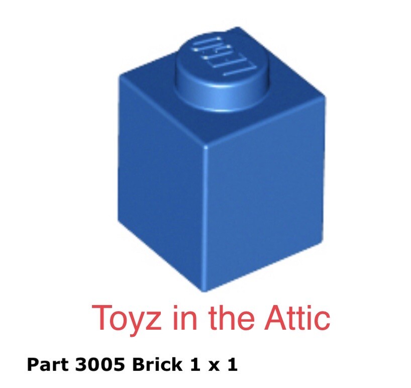 Lego 1x 3005 Blue Brick 1 x 1 Alpha-1 Rocket Base 483 920 | eBay
