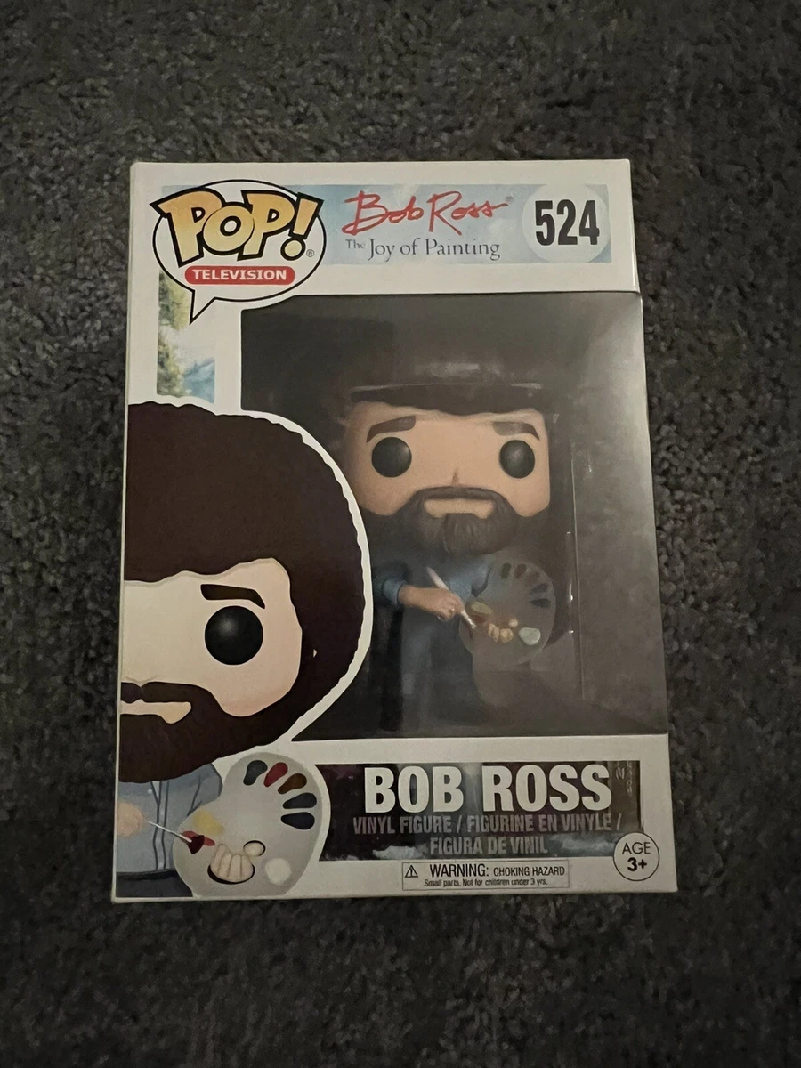 Funko Pop Television 524 Bob Ross NEAR MINT VAULTED eBay