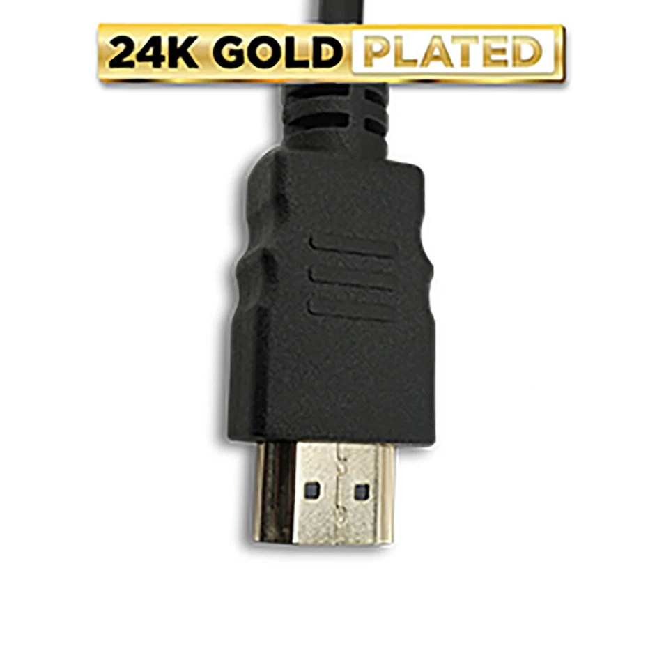 批量 100 条 高速 1.4 HDMI 电缆 PVC 2160p 黑线 SatelliteSale 6 英尺 — 第 4/4 张图片