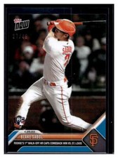 2023 Topps Now #184 Blake Sabol Blue Parallel Card #d 27/49 RC Rookie