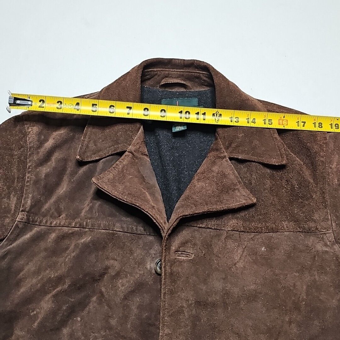 J. Crew Mens XS Small Suede Leather Jacket. Brown With J. Crew Mens XS Small Suede Leather Jacket. Brown With
