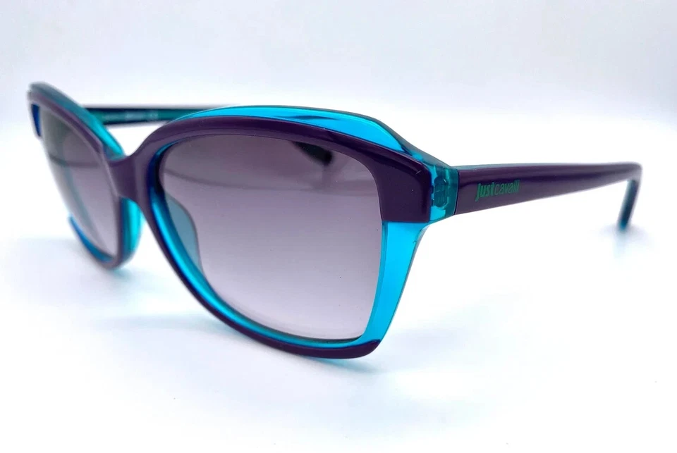 Just Cavalli JC493/S 83B Purple & Green Plastic Sunglasses Frames 59-16-135 493S - Image 2 of 2