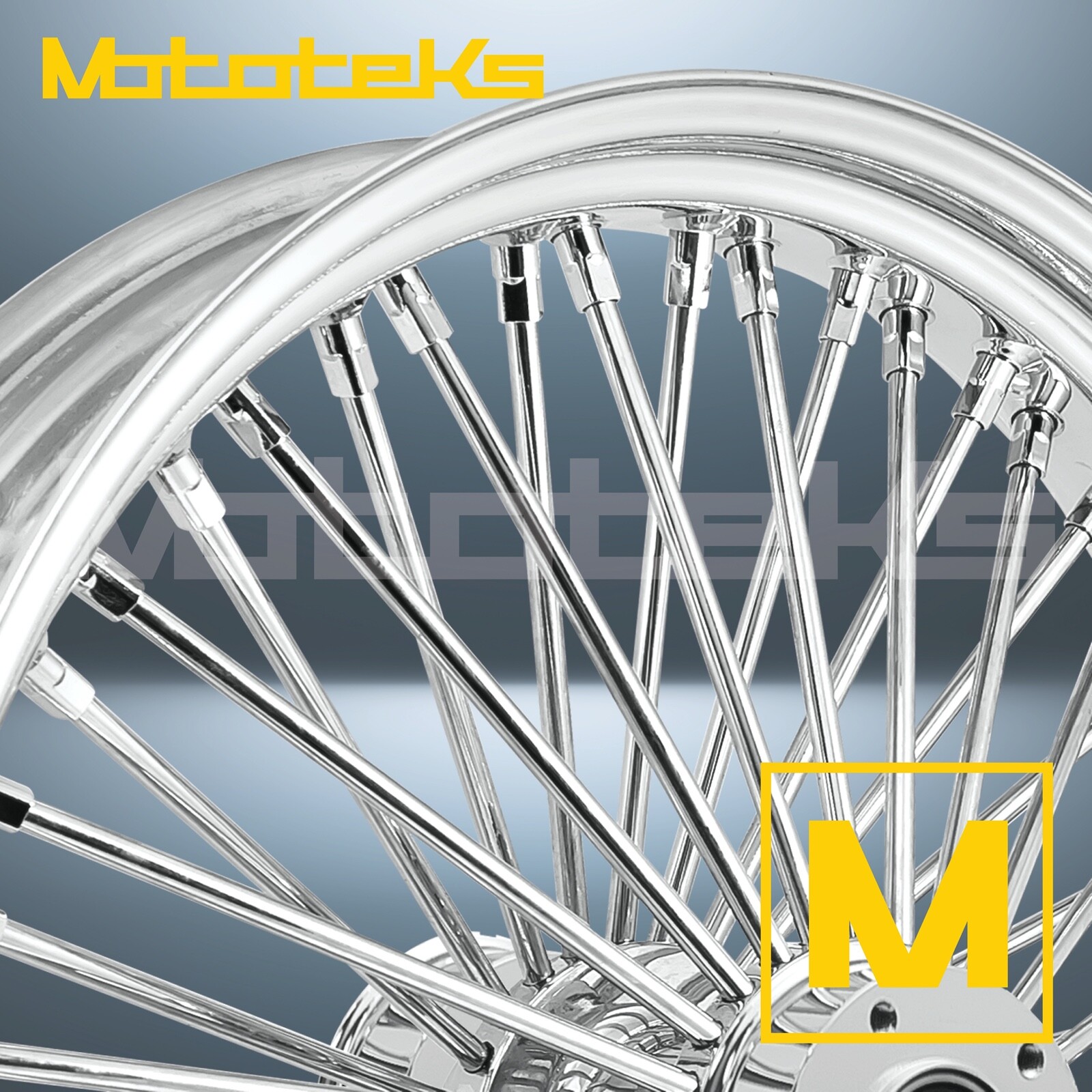21X3.5 FAT SPOKE WHEEL 52 STAINLESS SPOKES FOR HARLEY SOFTAIL MODELS ...