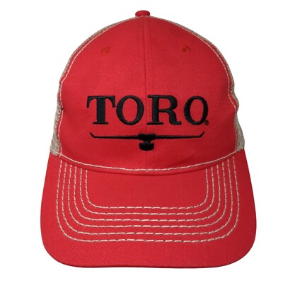 Toro Lawnmowers Richardson 112 Trucker Hat Cap Mesh Snapback Red Landscaping New Richardson 112 Mesh Back Trucker Cap Snapback Hat, Red/White  main image 3