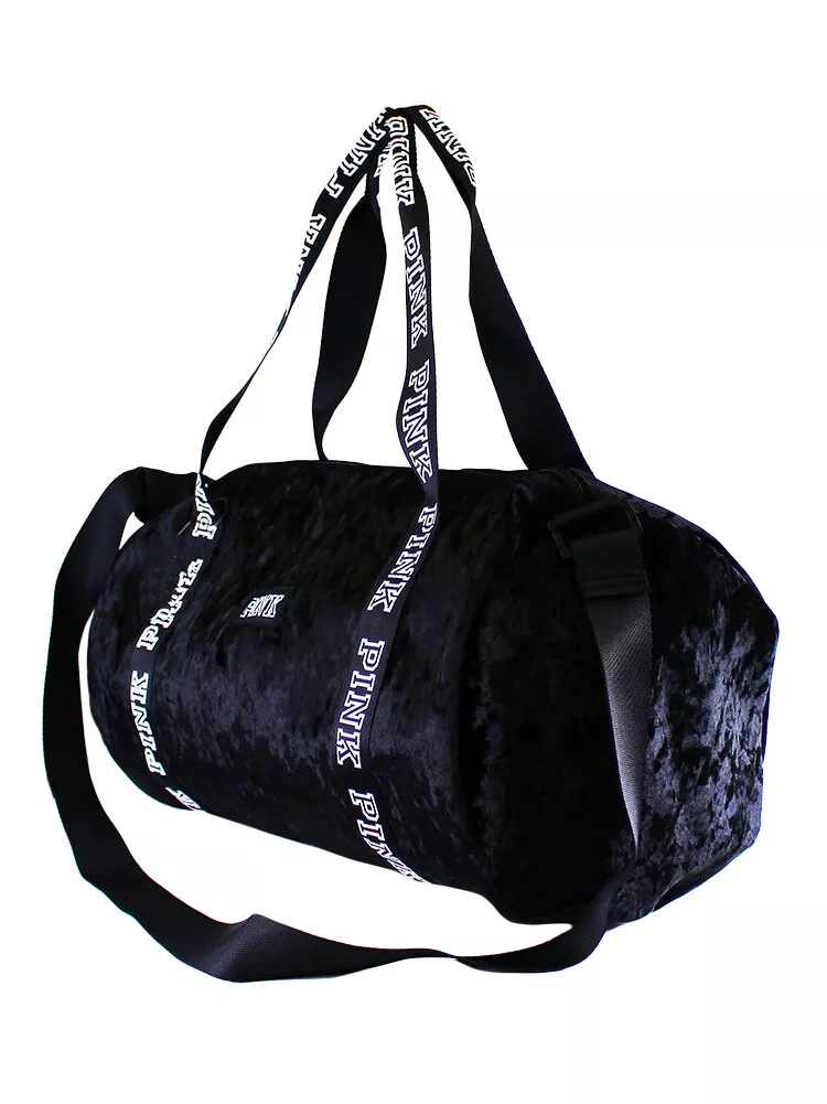Victoria secret online black duffle bag