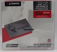 Kit Kingston SUV500B/240G Solid State Drive SATA 3.0 Desktop Notebook Combo NEW