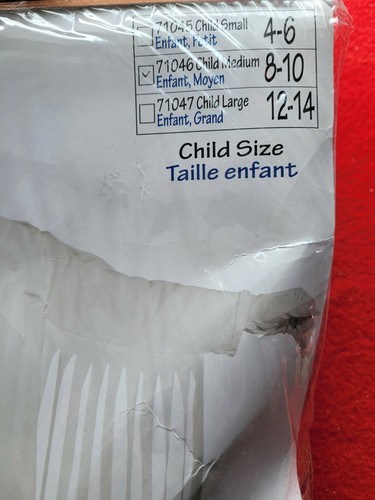 Children's Ghost Halloween Costume Size 8-10 - Picture 3 of 5