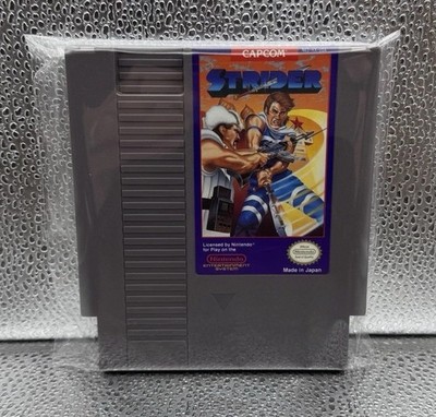 Strider Nintendo NES Cart NTSC 1989 #0265