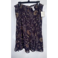 Sag Harbor Women's Floral Skirt Size 14