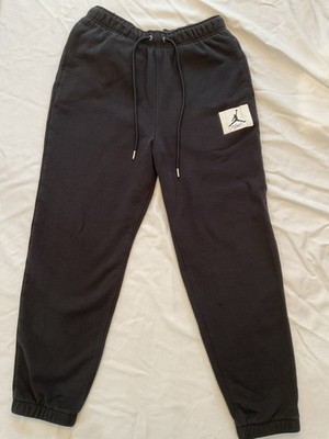 Jordan Essentials Statement Fleece Pants Mens Medium M Black Joggers DA9812-010