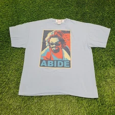 Vintage 90s Big-Lebowski Abide Movie Shirt XL 23x27 Crop