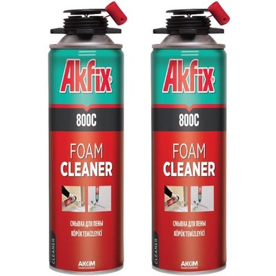 Akfix 800C Gun Cleaner (2x12.3 oz.)   Solvent-Based Spray for Removing Unc