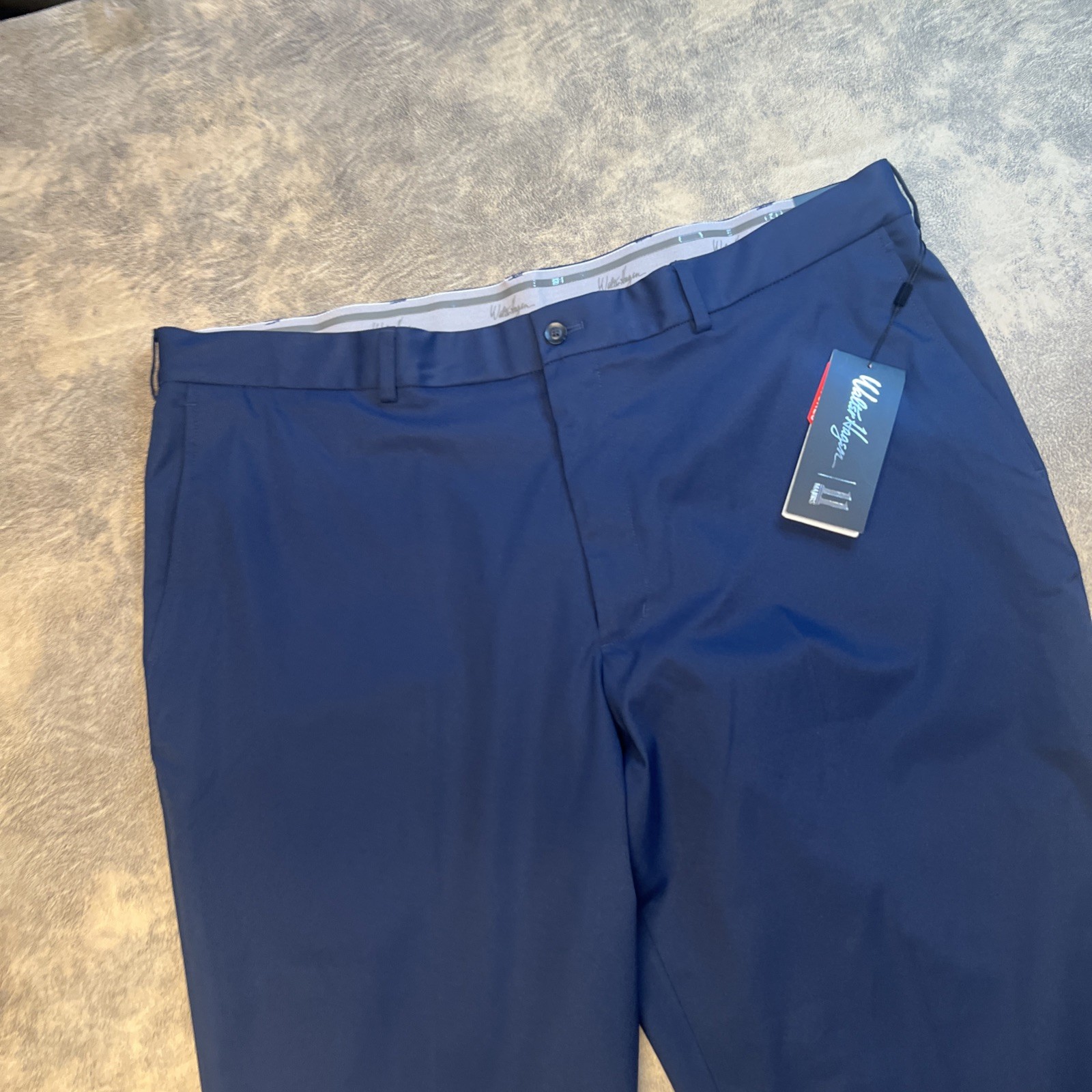 Walter Hagen 11 Majors Golf Pants Men's 42x30 Blue Navy Hydrodri Stretch