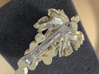 Vintage Hair Clip -Gold Tone Faux Pearl Grapes - Grape Cluster w Leaves -XLarge — photo 8